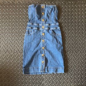 MODA international woman's Jean short dress